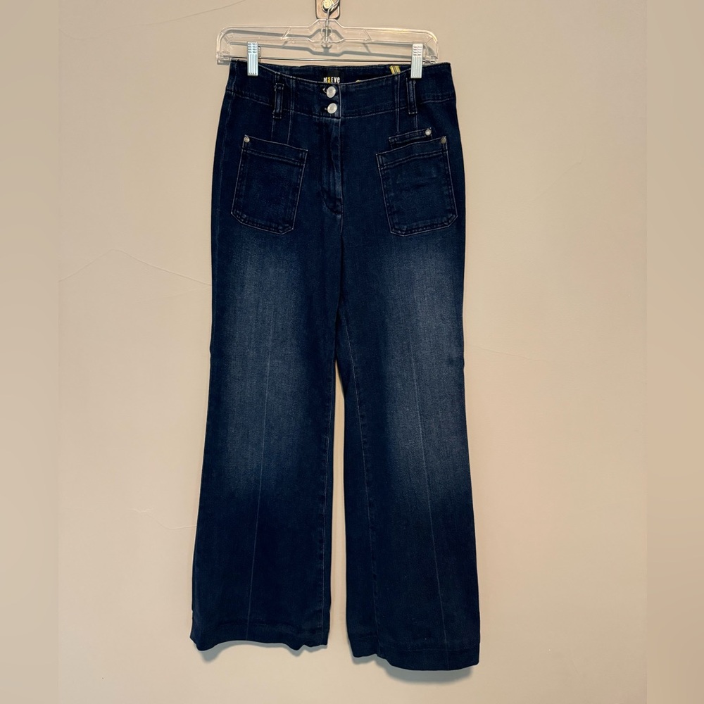 Maeve wide leg jeans blue